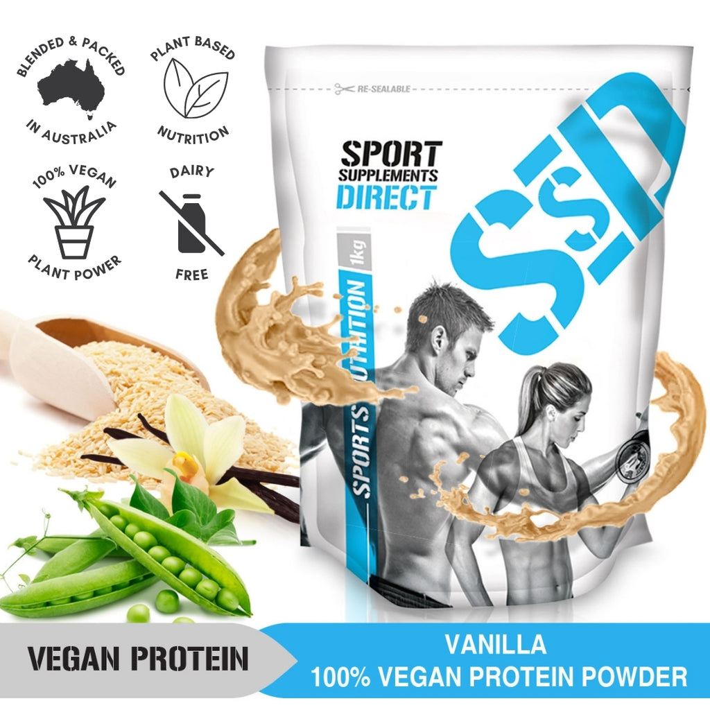 100% NATURALLY FLAVOURED VEGAN PROTEIN