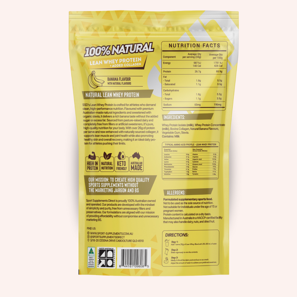 100% NATURAL LEAN WHEY BLEND