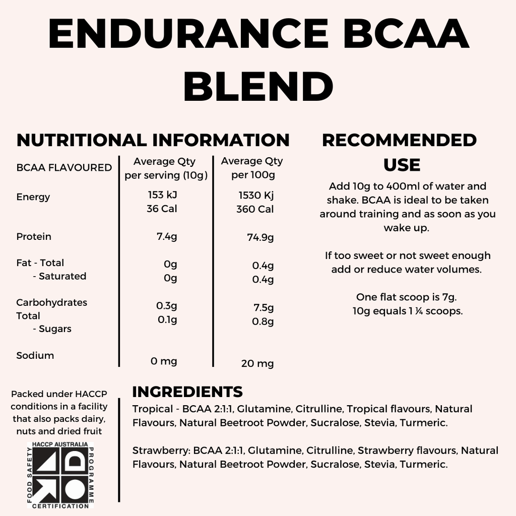 100% BCAA ENDURANCE BLEND
