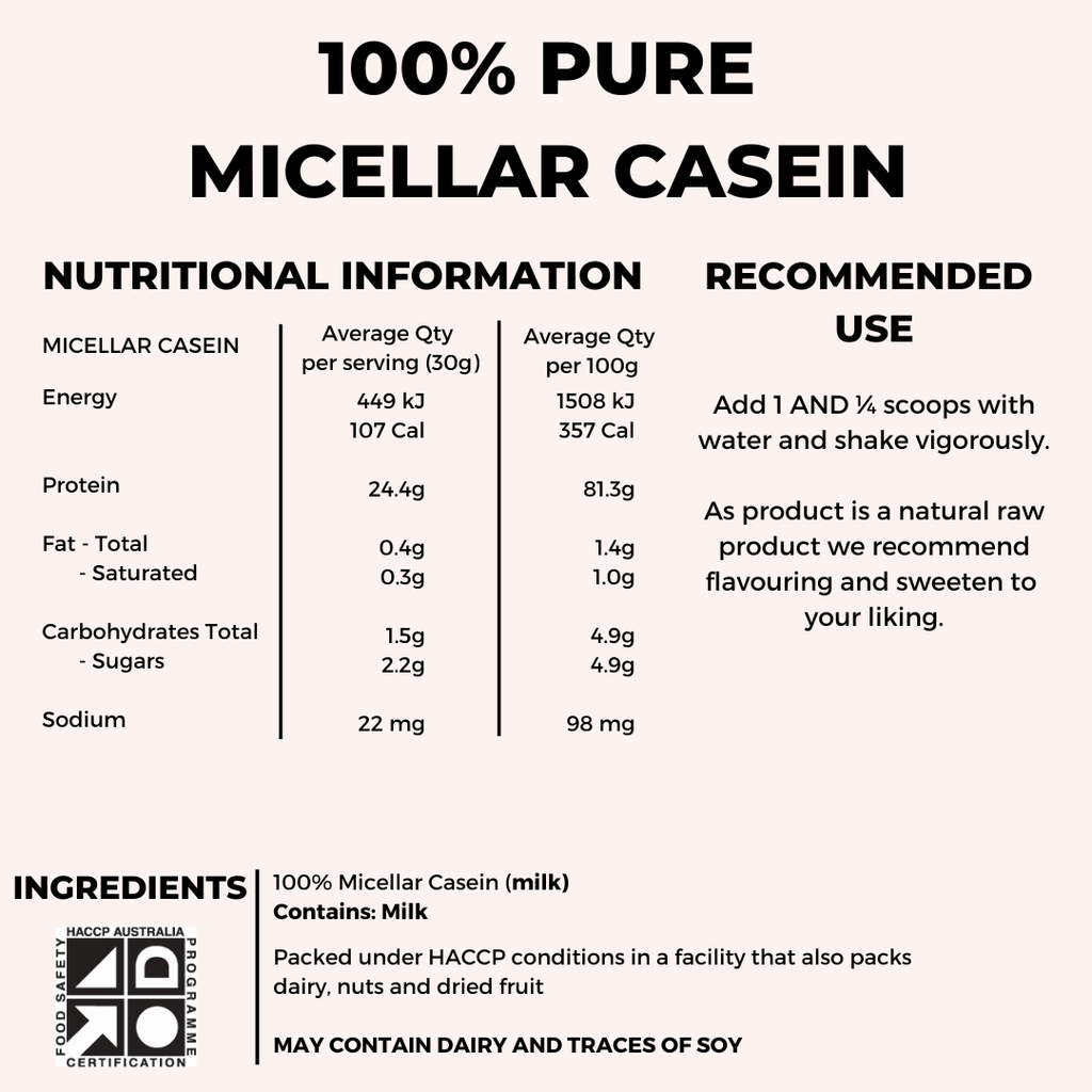 100% NATURAL MICELLAR CASEIN - NIGHT RELEASE