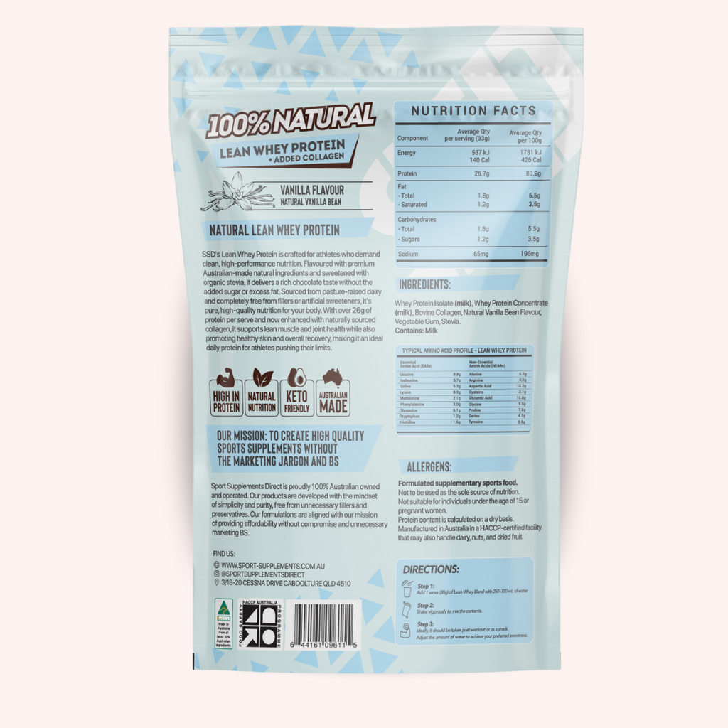 100% NATURAL LEAN WHEY BLEND