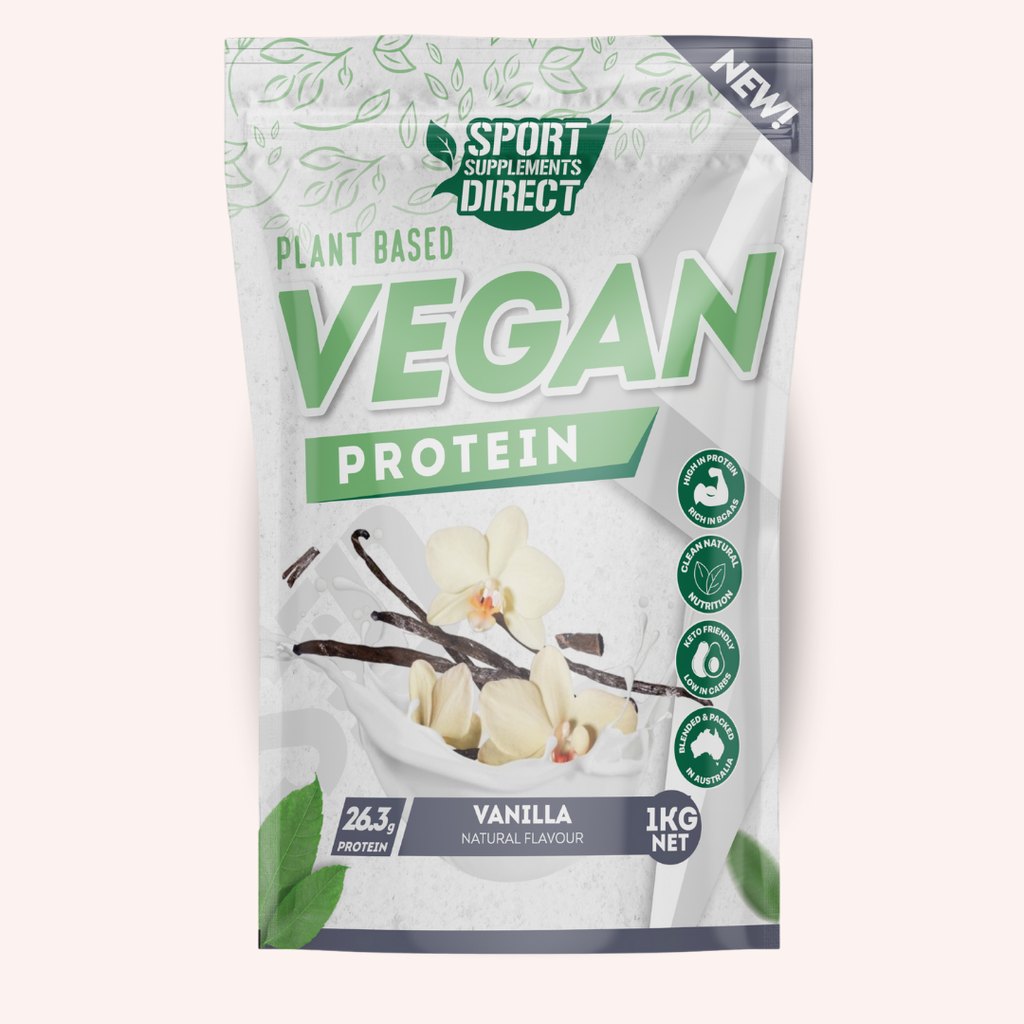 100% NATURALLY FLAVOURED VEGAN PROTEIN