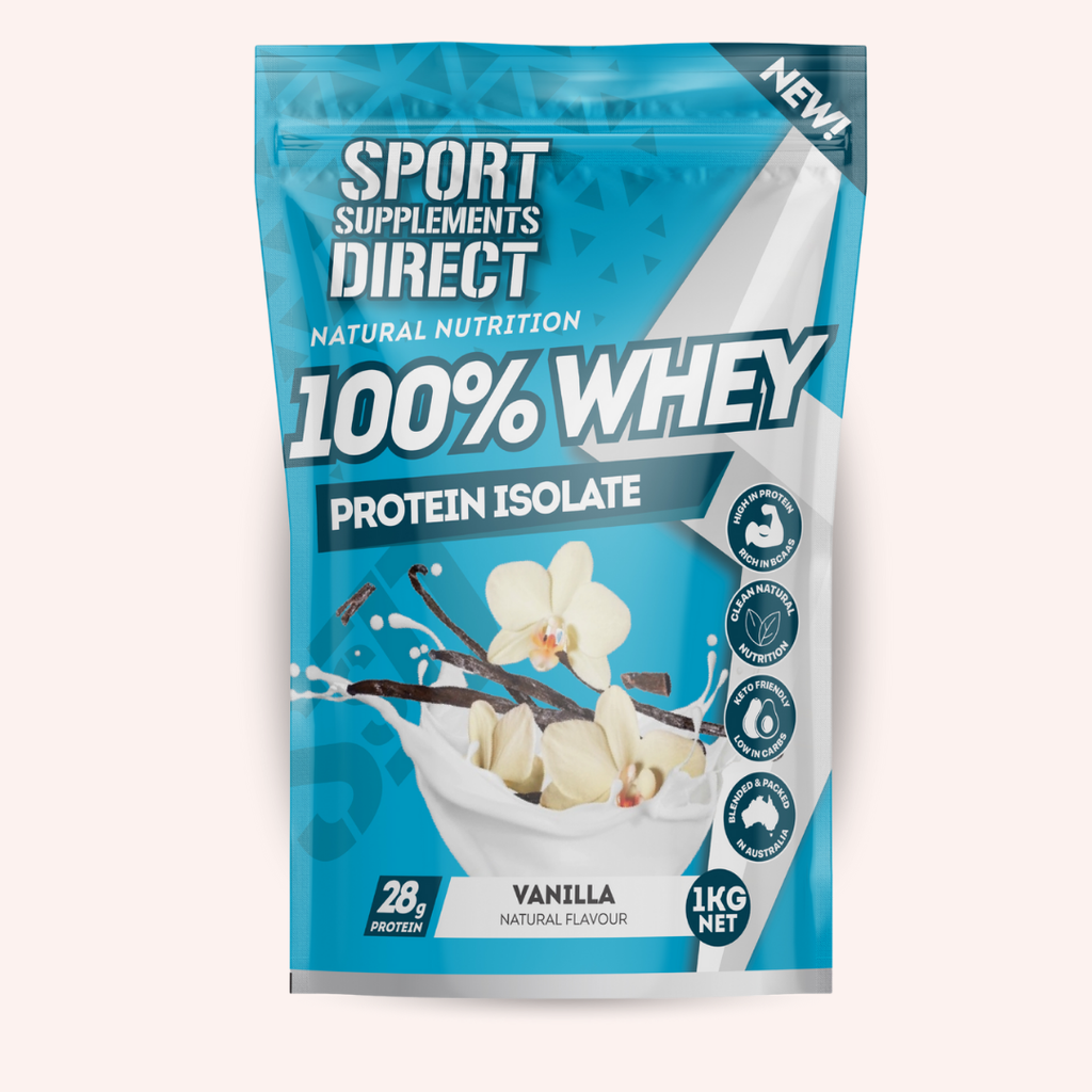 100% NATURAL WHEY PROTEIN ISOLATE