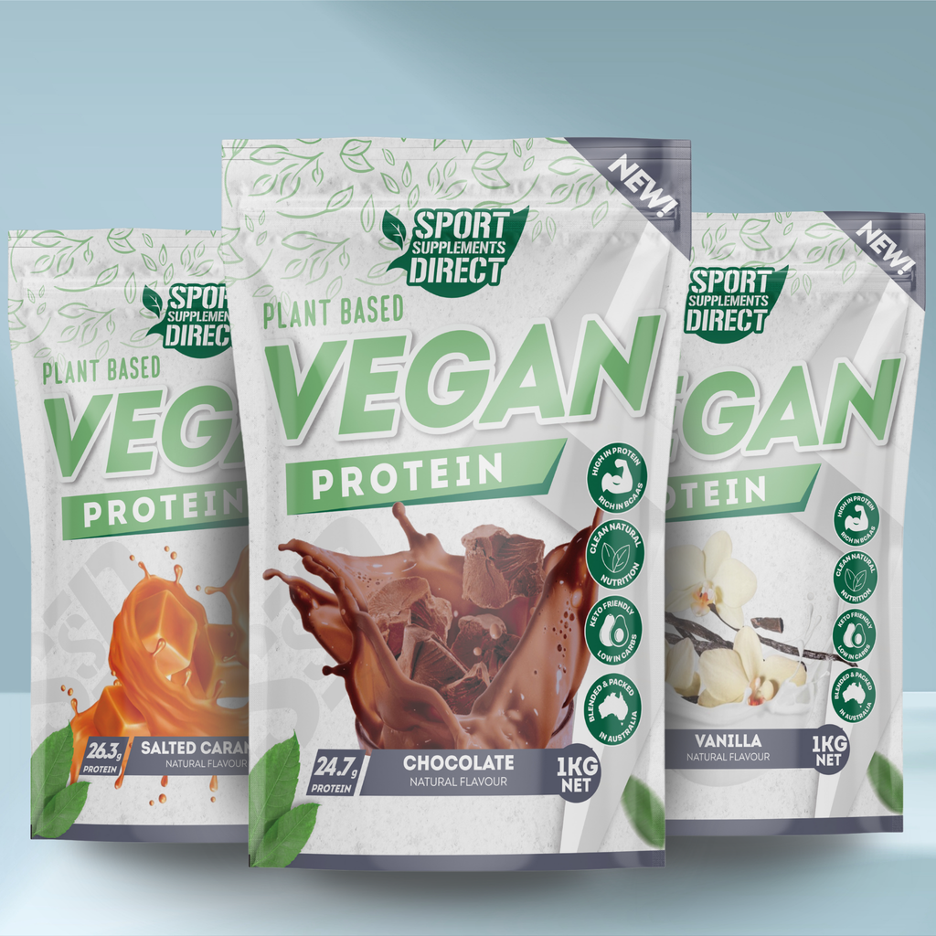 100% NATURALLY FLAVOURED VEGAN PROTEIN