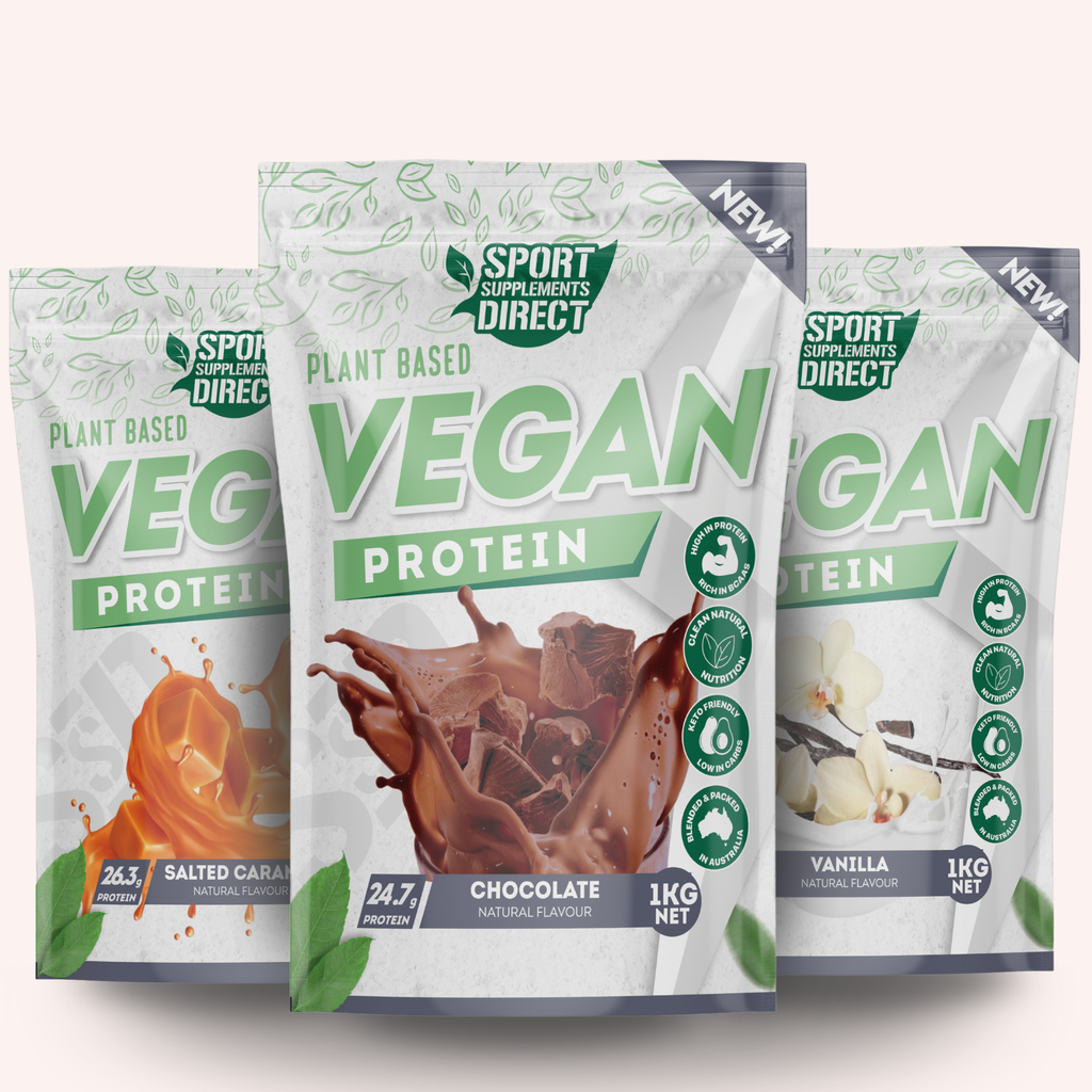 100% NATURALLY FLAVOURED VEGAN PROTEIN
