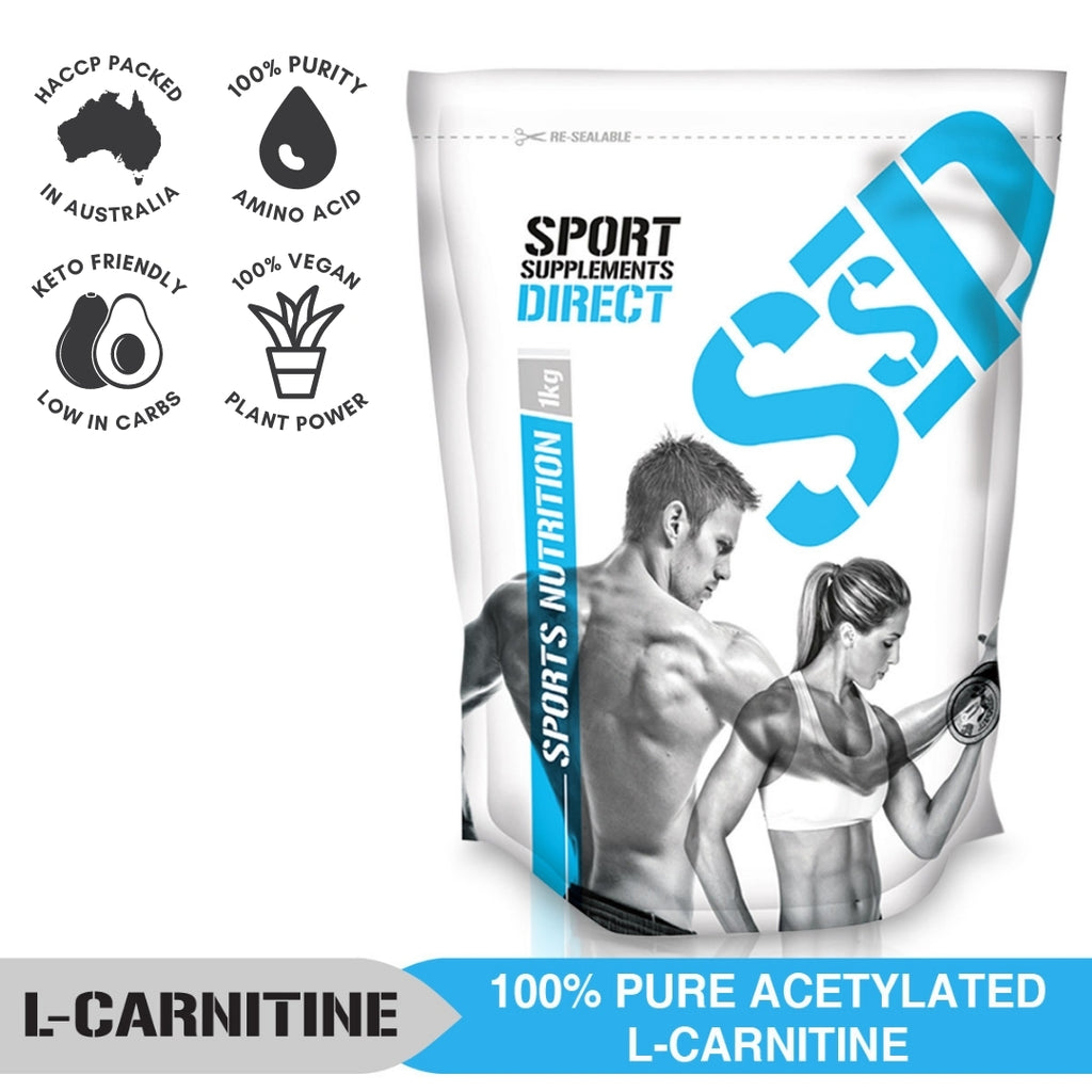 100% PURE ACETYL L-CARNITINE freeshipping - Sport Supplements Direct Pty Ltd