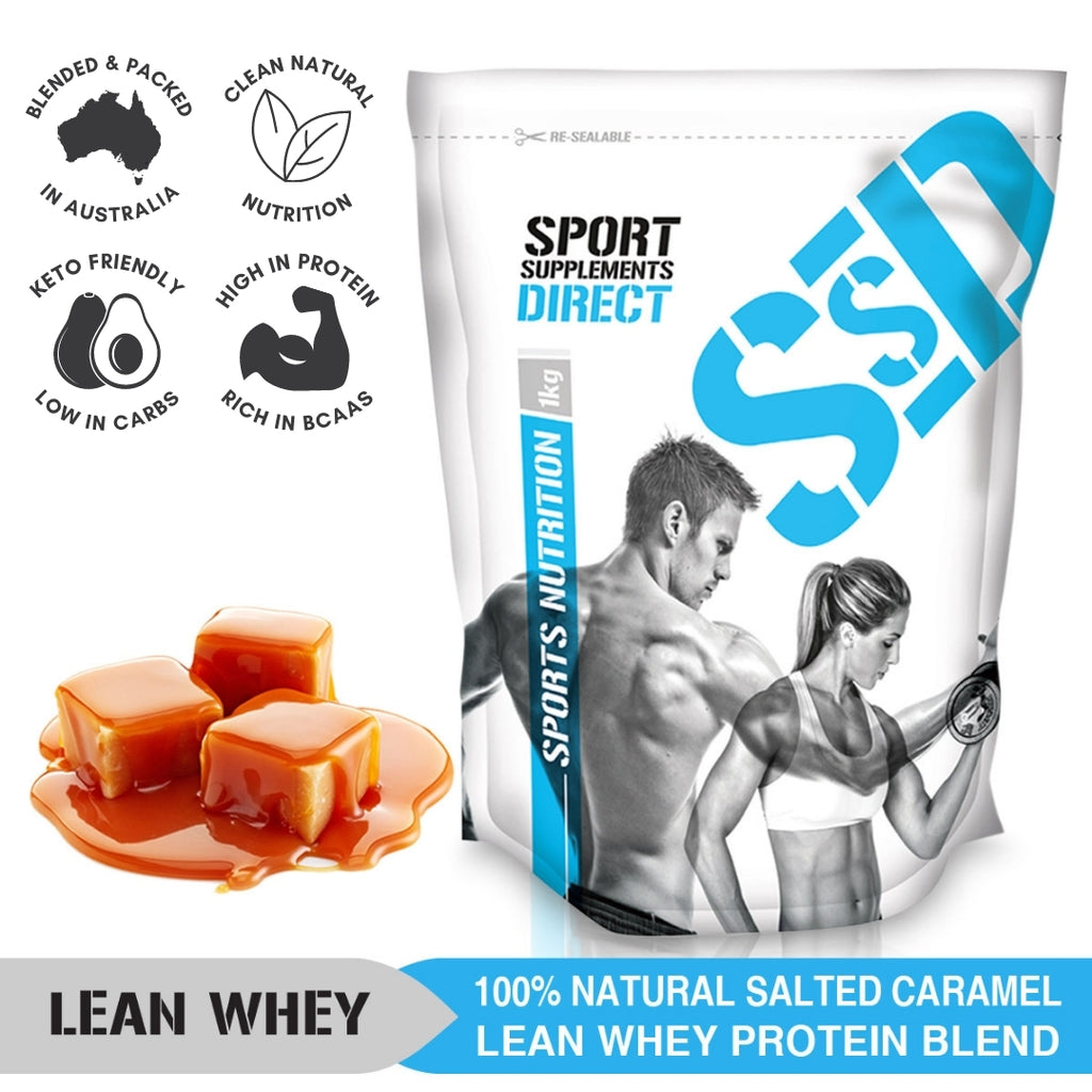 100% NATURAL LEAN WHEY - SALTED CARAMEL freeshipping - Sport Supplements Direct Pty Ltd